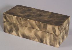 Smoke Decorated Painted Pine Box